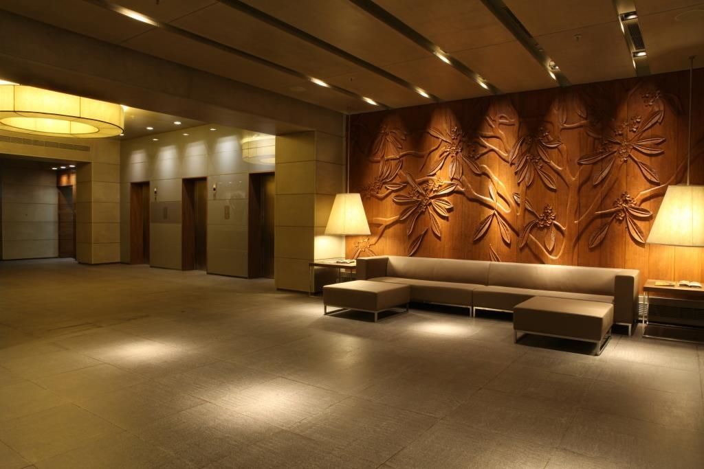 Taj City Centre New Town, Calcutta Interieur foto The lobby of the hotel