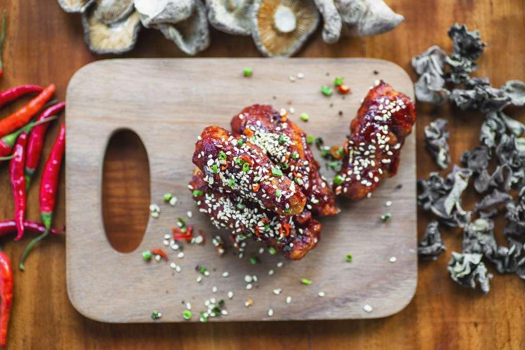 Taj City Centre New Town, Calcutta Restaurant foto Korean-style chicken
